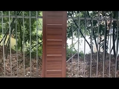 Latest Modern Simple Design Walnut Wooden House Interior Doors MDF Hotel Room Wood Melamine HDF Door