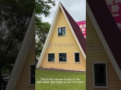 Easy To Install Light Steel Building Prefabricated House Modern Prefab Villa